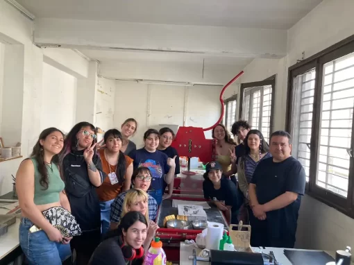 Litografía no tóxica para la Universidad Finis Terrae