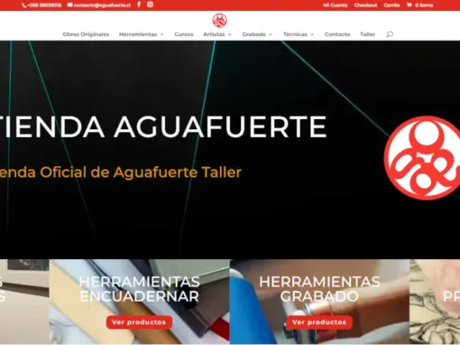 Tienda Aguafuerte en marcha blanca