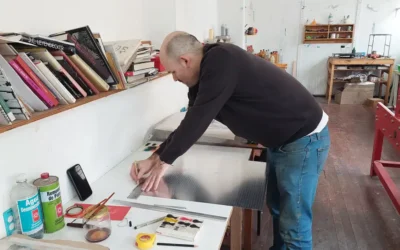 Andrés Rakos en Aguafuerte Taller